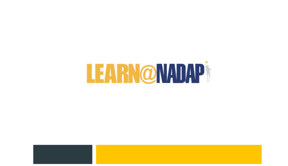 Learn@NADAP: All courses